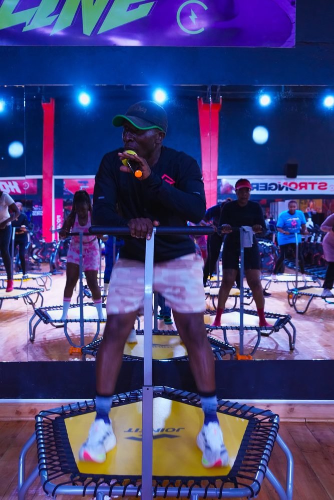 Trampoline class at The Beat Burn Studio