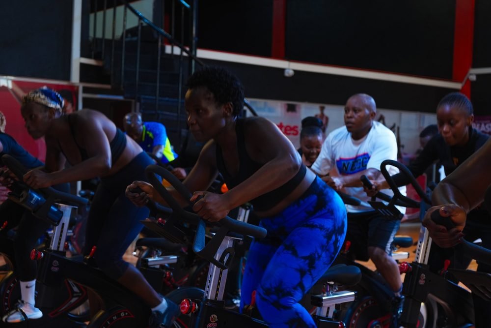 Spin class at The Beat Burn Studio