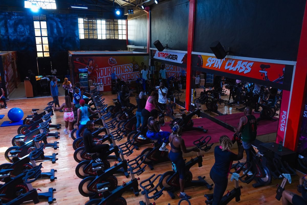 Aerobics class at The Beat Burn Studio